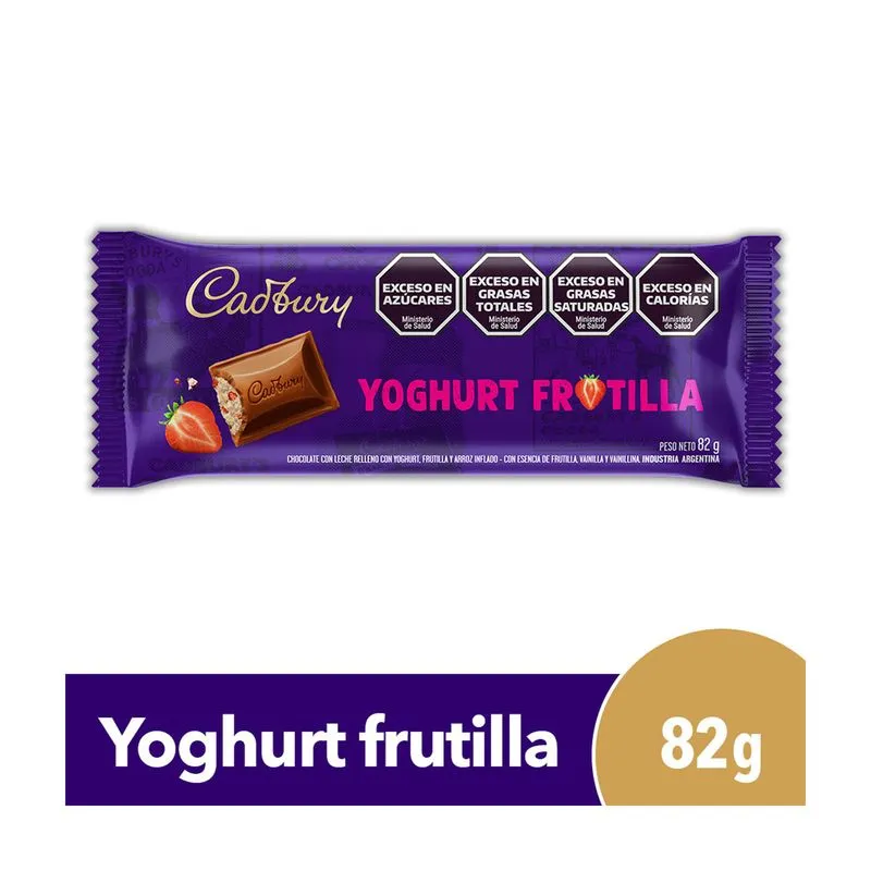 CADBURY YOGUR FRUTILLA 82g.