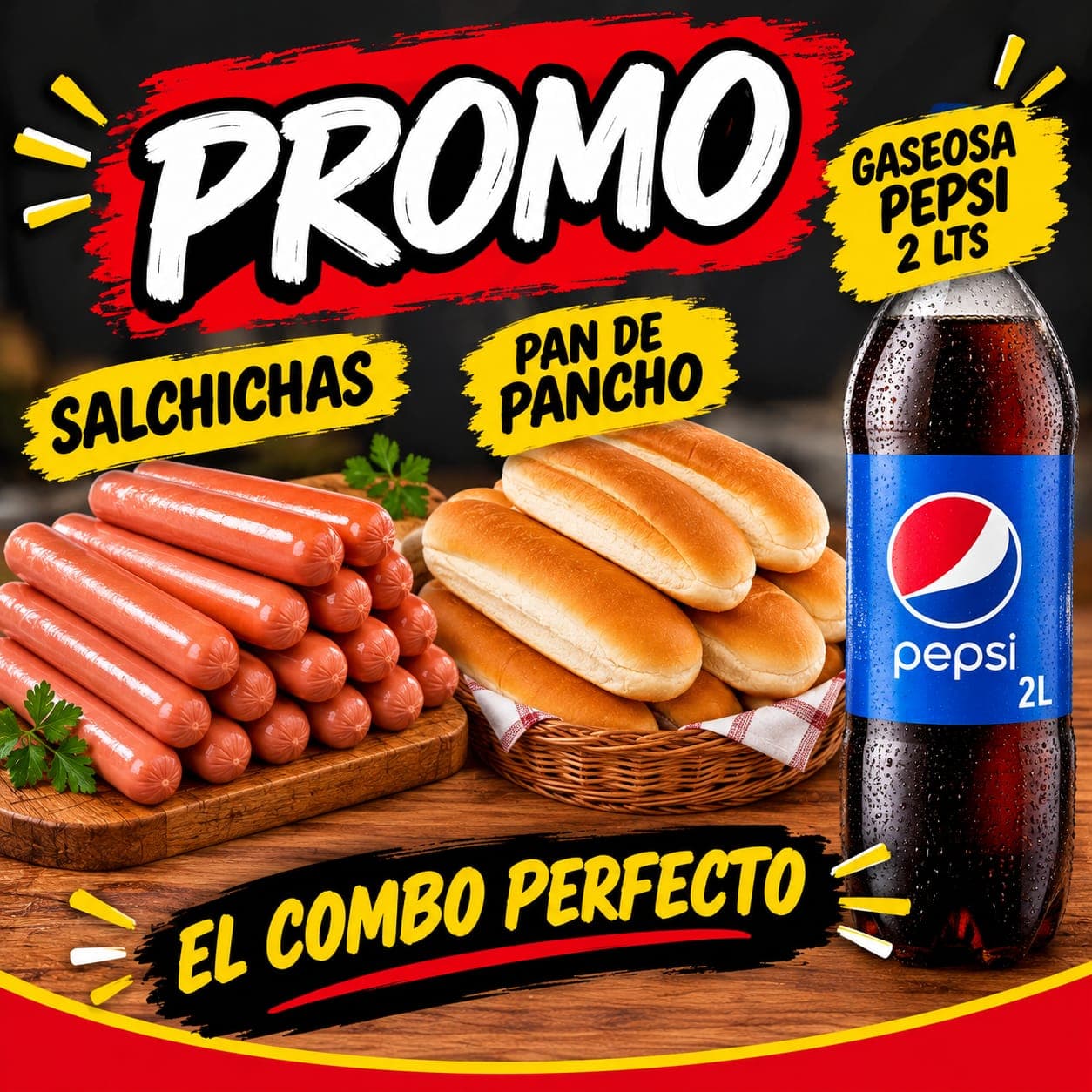 Combo PANCHOS + PEPSI