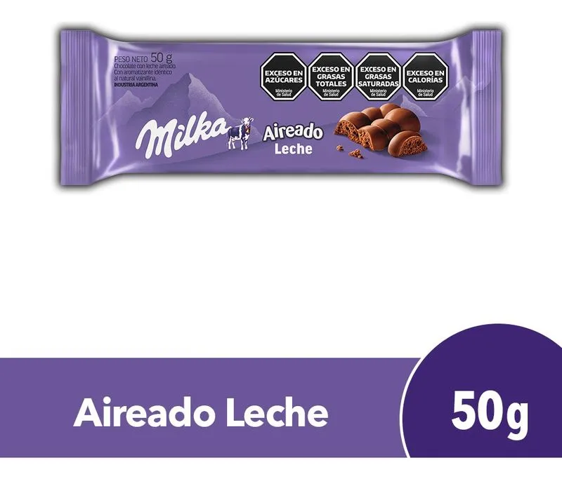 MILKA AIREADO LECHE 50g.