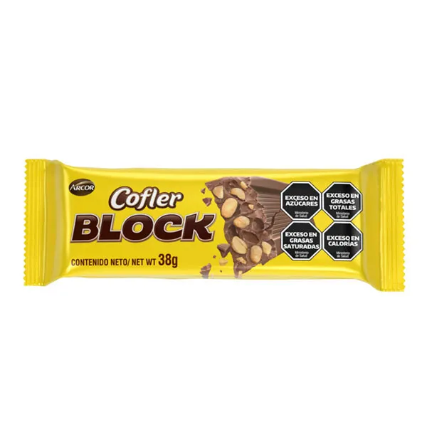 BLOCK CHOCOLATE 38g.